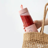 Portable Blender With USB Rechargeable, Juicer Smoothie Blender Cordless Small Juicer Cup Mixer In Pink - Mobile Express USA