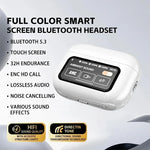 Smart Touchscreen Bluetooth Earbuds - White