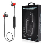 Magnetic Bluetooth Earphone Headset With Mic In Red