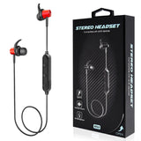 Magnetic Bluetooth Earphone Headset With Mic In Red