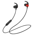Magnetic Bluetooth Earphone Headset With Mic In Red