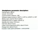 TWS Bluetooth Headset - Red / Black