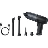 Wireless Handheld Vacuum Cleaner with 9000PA Suction and Blower Function for Car, Home, Office Use (Black)