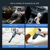 Wireless Handheld Vacuum Cleaner with 9000PA Suction and Blower Function for Car, Home, Office Use (Black)