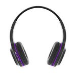Sentry Industries BT105: Bluetooth Wireless Headphone With Mic Purple - Mobile Express USA