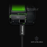 1.7A 10FT USB Cable For Type-C In Black - Mobile Express USA