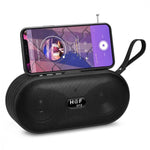 Bass Stereo Portable Bluetooth Wireless Speaker HFU12 (Black)