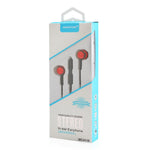 Moidture High Quality Sound Universal In-ear Earphones In Red - Mobile Express USA