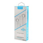 Moisture High Quality Sound Universal In-ear Earphones In Silver - Mobile Express USA
