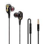 Moisture MT-H216 Earphones In Black and Gold - Mobile Express USA
