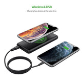 Esoulk 10000 mAh Wireless Charger Power Bank
BLACK - Mobile Express USA