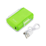 4000Mah Universal Power Bank With Cable In Green - Mobile Express USA
