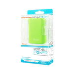 4000Mah Universal Power Bank With Cable In Green - Mobile Express USA