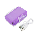 4000Mah Universal Power Bank With Cable In Purple - Mobile Express USA
