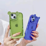 Fashion Design Fully Cover Frame Lens Protector Bracket Shockproof Phone Case For iPhone 14