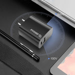 Esoulk 18W PD & USB-A Wall Adapater In Black - Mobile Express USA