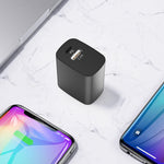 Esoulk 18W PD & USB-A Wall Adapater In Black - Mobile Express USA