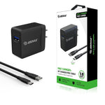 Esoulk 18W QC3.0 Wall Charger & 5ft Cable For Type-C In Black - Mobile Express USA