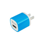 Reiko 1 AMP Wall USB Travel Adapter Charger In Blue - Mobile Express USA