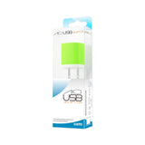 Reiko 1 AMP Wall USB Travel Adapter Charger In Green - Mobile Express USA